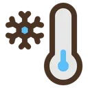 Free Termometro Invierno Nieve Icono