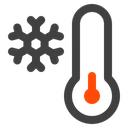Free Termometro Invierno Nieve Icono
