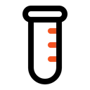 Free Test Tube Blood Sample Testing Icon