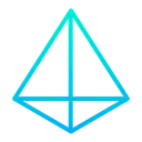 Free Geometrie Form Tetraederform Symbol