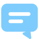 Free Text Chat Blase Symbol