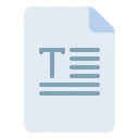 Free Text File Text Word Icon