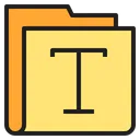 Free Text Folder  Icon