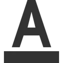 Free Text Color Icon