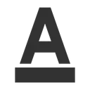 Free Text Color Icon