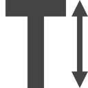 Free Text Height Icon
