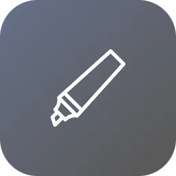 Free Textmarker  Symbol