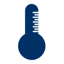 Free Degree Temperature Thermometer Icon