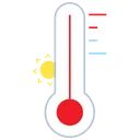 Free Thermometer hot  Icon