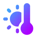 Free Thermometer Warm Icon