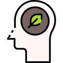 Free Think Green Ecology Head Icon