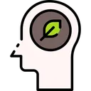 Free Think Green Ecology Head Icon