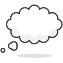 Free Thinking Cloud Thought Icon