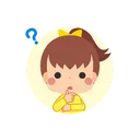 Free Girl Thinking Question Icon