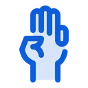 Free Three Fingers Touch Icon