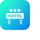 Free Three Star Hotel Icon