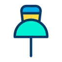 Free Thumbpin Marker Location Pin Icon