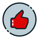 Free Thumb Up Like Approve Icon