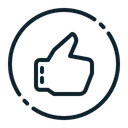Free Thumb Up Like Approve Icon