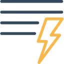Free Thunder Flash Forecast Icon