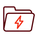 Free Thunder Weather Cloud Icon