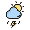 Free Thunderstorm Weather Cloud Icon