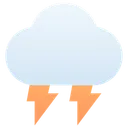 Free Thunderstorm Thunder Lightning Icon