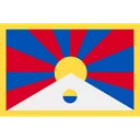 Free Tibet Asia Background Icon