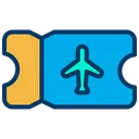Free Flight Ticket Flight Pass Boarding Pass Icon