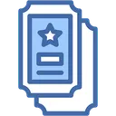 Free Ticket Cinema Celebration Icon