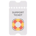 Free Ticket Di Supporto Ticket Pass Di Supporto Icon