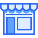 Free Shop Blue Lineal Varios Estilo De Vida Icon