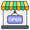 Free Tienda abierta  Icono