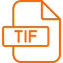 Free Tif file  Icon