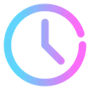 Free Time Clock Watch Icon