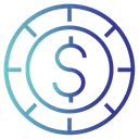 Free Time Money Time Is Money Icon