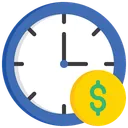 Free Time is money  Icon