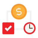 Free Time Management Schedule Icon