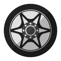 Free Tire Rim  Icon