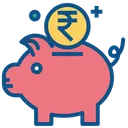 Free Cochon Banque Services Bancaires Icon