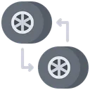 Free Tires Replacement  Symbol