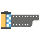 Free Rotolo Negativo Bobina Fotografica Striscia Di Pellicola Icon