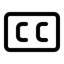 Free Subtítulo Icono