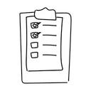 Free White Line To Do List Illustration To Do List Checklist Icon