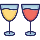 Free Glasses Wine Glasses Drink Icon