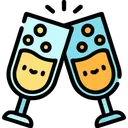 Free Toast Toasting Champagne Icon