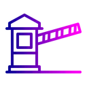 Free Toll Barrier Tax Icon