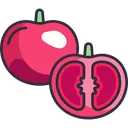 Free Tomate Verdura Fresco Icon