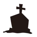 Free Tombstone Crosses Halloween Icon