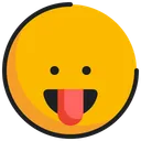 Free Emoticon Emoji Tongue Icon